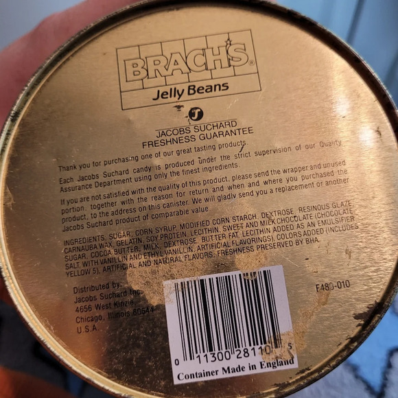 Vintage 1989 Bugs Bunny 50th Birthday Collectible Tin Can with Lid - Picture 9 of 12